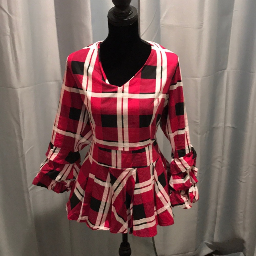 Plaid top